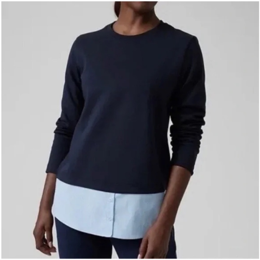 Athleta Gallery Top in Navy